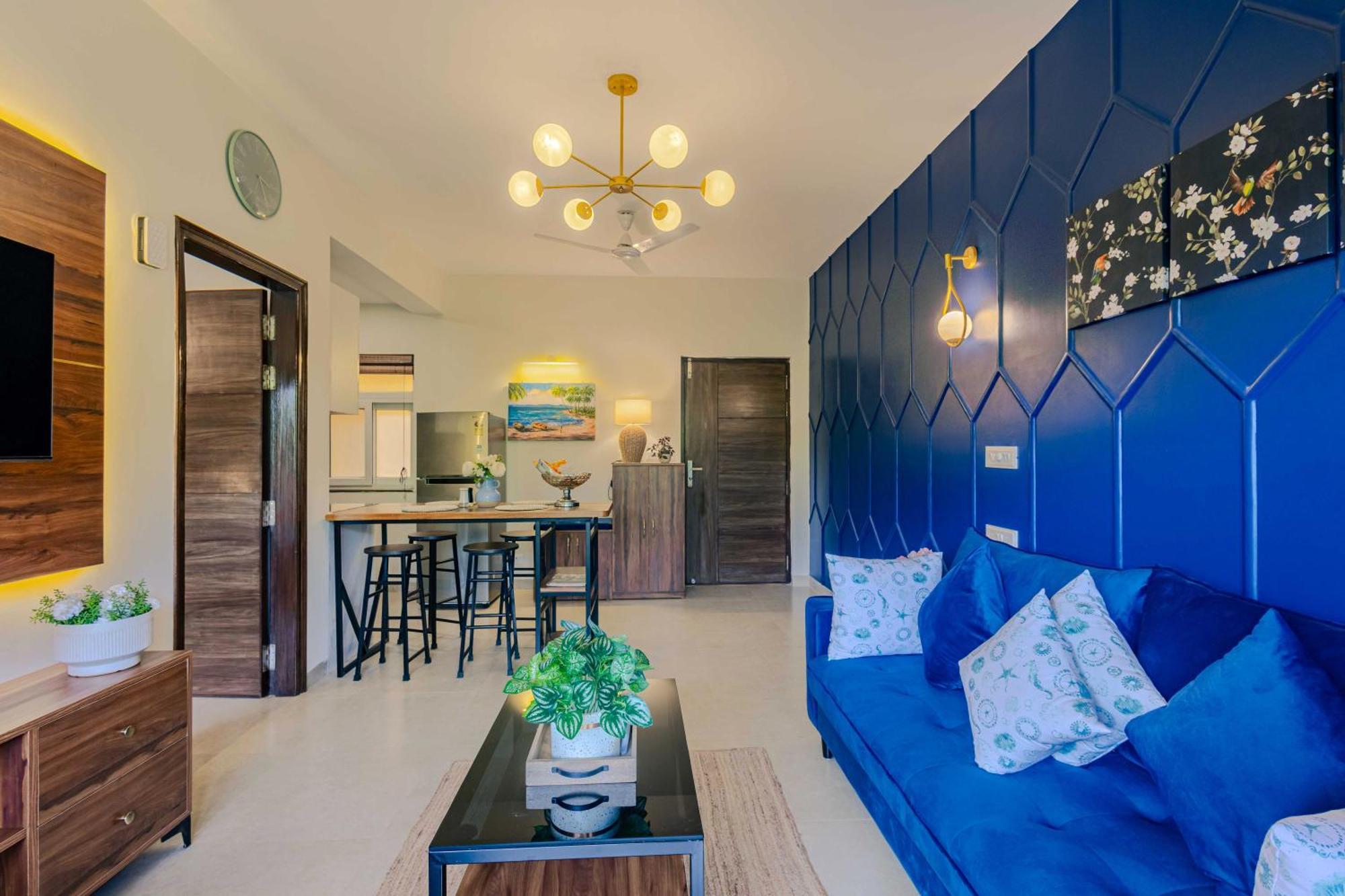 Alaya Stays 1 Bhk With Balcony & Pool - Veera Marina Candolim Exterior photo